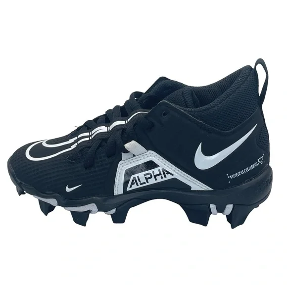 Nike Alpha Fastflex Youth Kids Athletic Outdoor Sport Cleats Black Size 12 - Picture 3 of 11